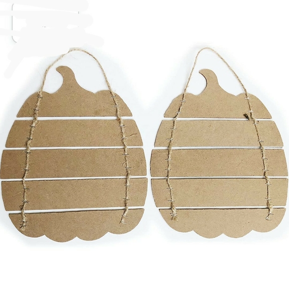 Pumpkin Shaped Door Hanger For Autumn - Picture 6 of 10